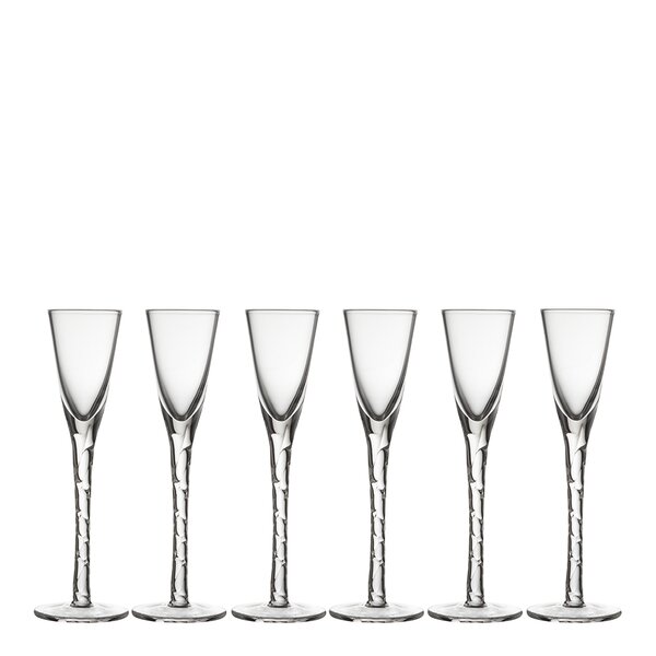 Lyngby Glas Paris snapsglass 2,5 cl 6 stk klar