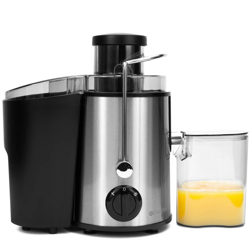 CHAMPION Juicemaskin RS400 0,5L 600W rustfritt stål/svart