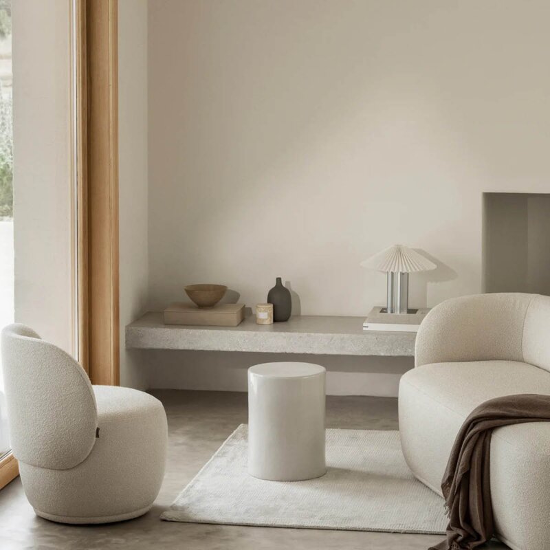 Blomus Kumi skål L 8,5x17 cm lys brun