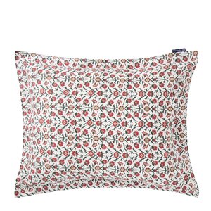Lexington Putetrekk sateng 50x70 cm blomstret hvit/rød/grønn/beige