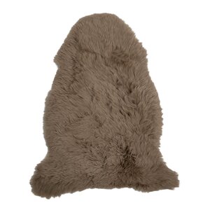 Natures Collection Saueskinn new zealand lang ull 100 cm taupe