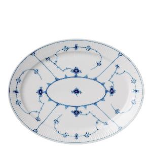 Royal Copenhagen Musselmalt Riflet serveringsfat 34 cm