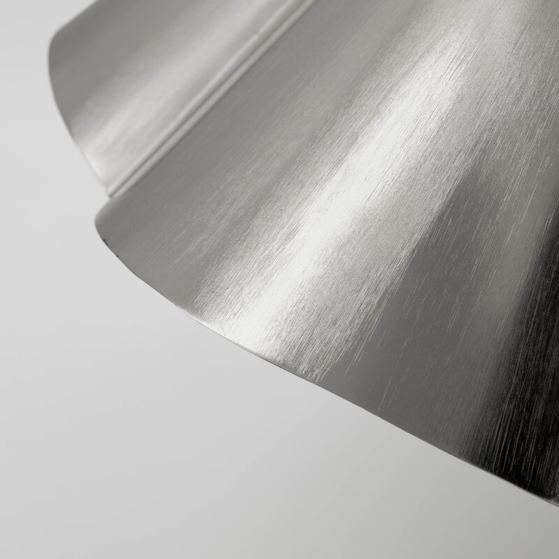 House Doctor Flola taklampe 50 cm børstet sølvfinish