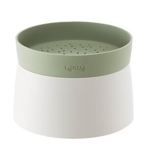 Lékué Hurtigkoker for ris i mikrobølgeovn 1 L grønn