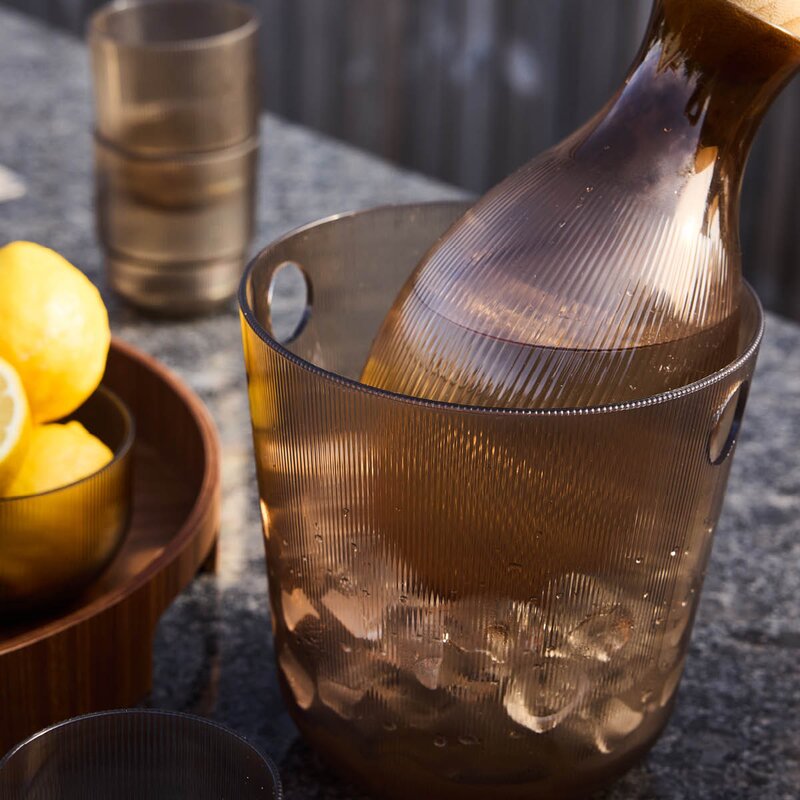 Sagaform Billi vinkjøler 18x18 cm 3L brun