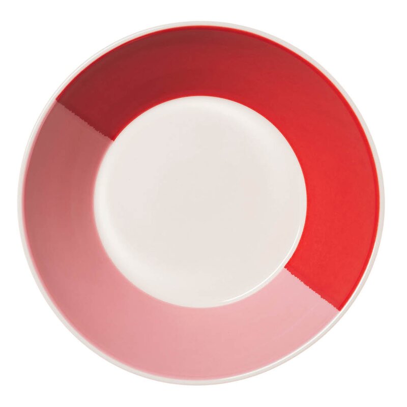 Arabia Vuokko skål 13 cm rosa/rød
