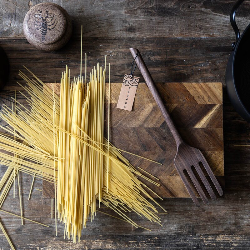 Satake Tregaffel 33 cm valnøtt