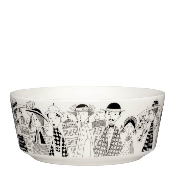 Arabia Emilia skål 15 cm hvit