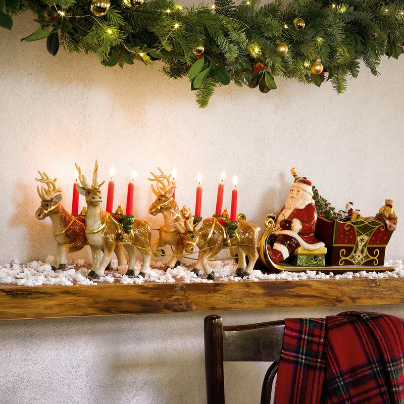 Villeroy & Boch Christmas Toy-s julenissens slede 22x21x70 cm