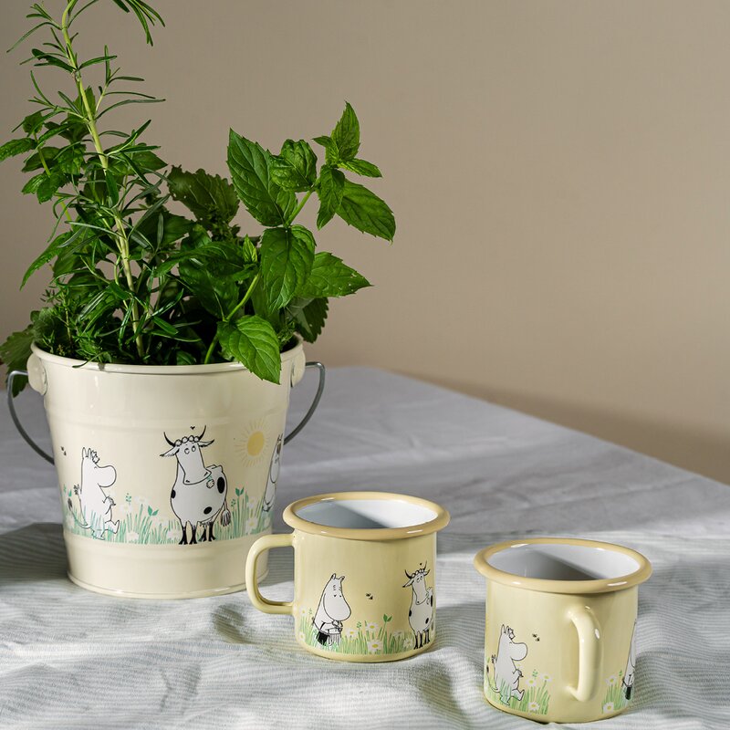 Muurla Mummi bøtte 2L eng lysegul