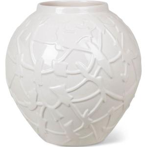 Kähler Relief vase 20 hvit