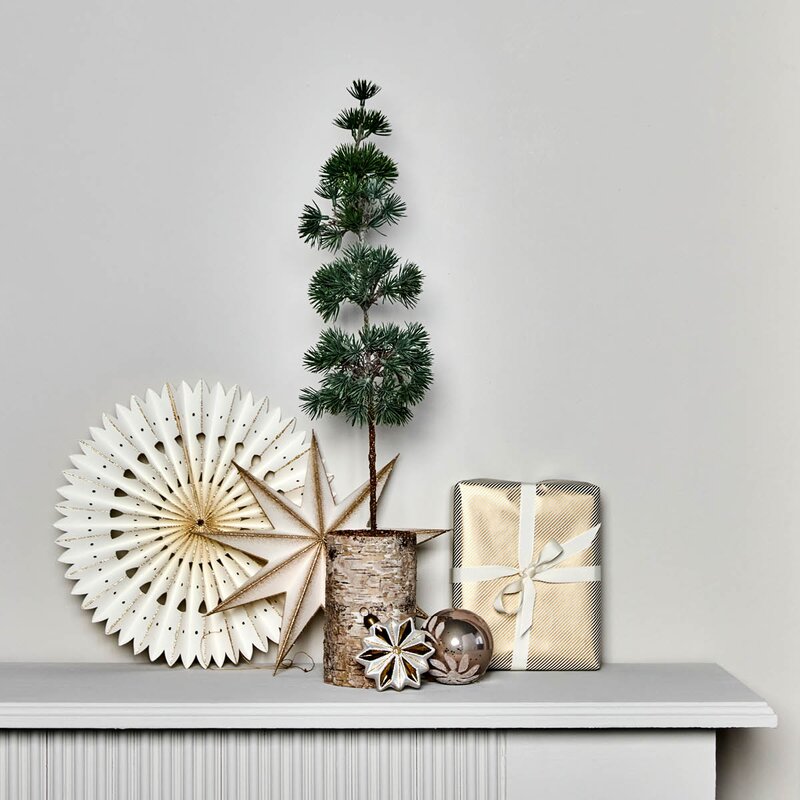 House Doctor Pine juletre 14 cm grønn