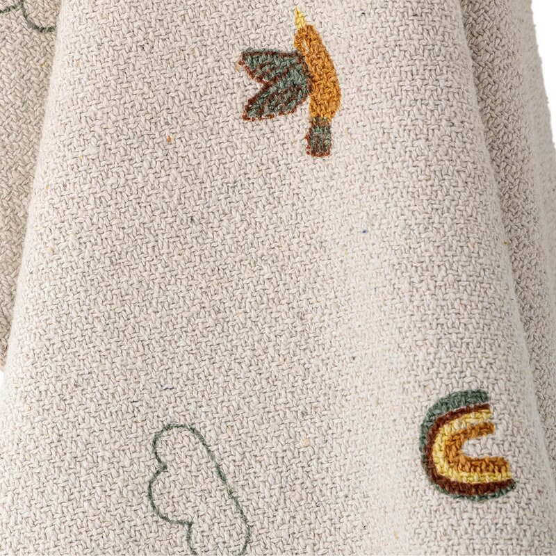 Bloomingville MINI Pledd Agnes 100x80 cm natur