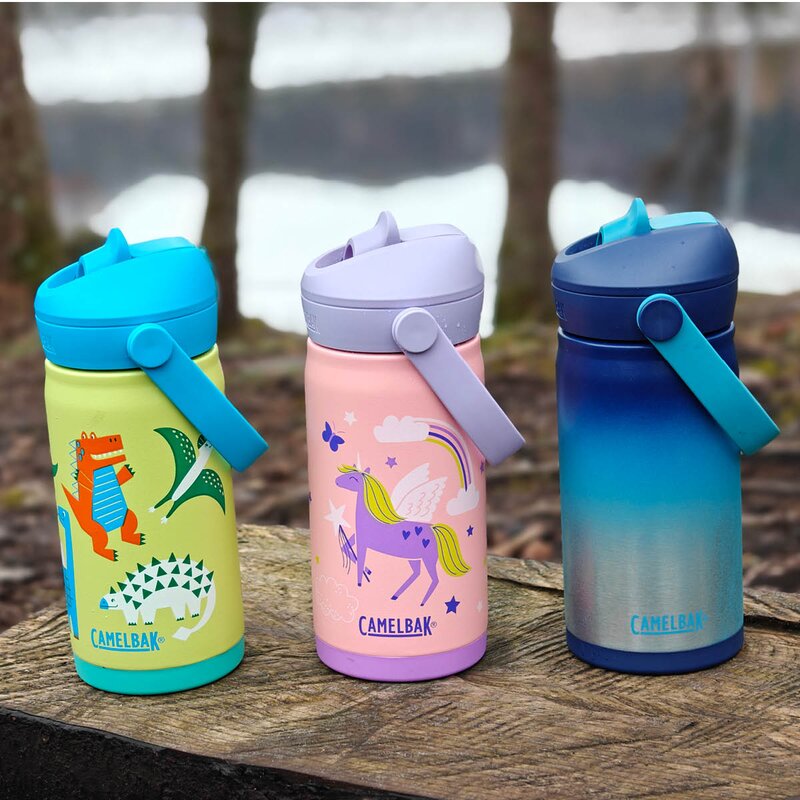 Camelbak Thrive Flip Straw Kids VSS drikkeflaske 0,35L dinosaur dino jam