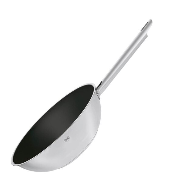 Rösle PureElements wok 28 cm rustfritt stål/svart