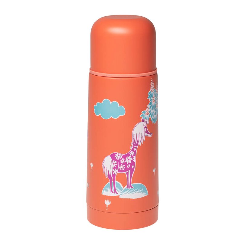 MoominArabia Mummi termos 35 cl Under paraplyen korallrød