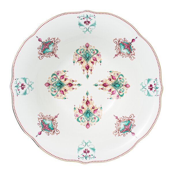 Magnor Lucia bolle 26 cm hvit/rød/grønn