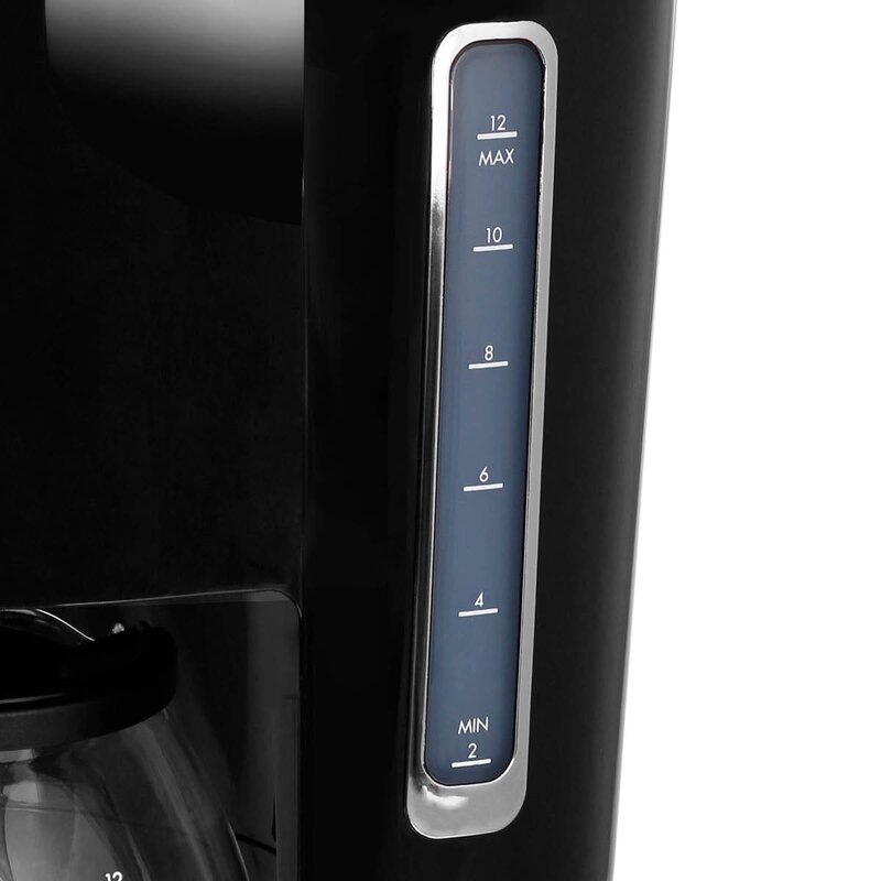 EMERIO Kaffetrakter 750W 1,5L svart