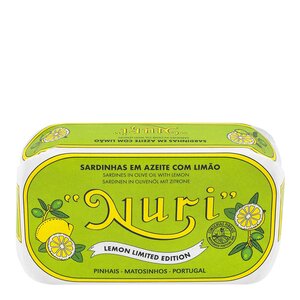 Nuri Pinhais Sardiner i olivenolje og sitron 125g