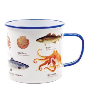 Gift Republic Emaljekopp 50 cl livet i havet