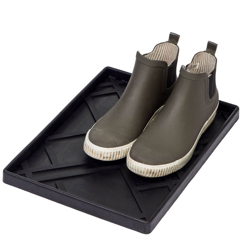 Tica Copenhagen Lines sko- og støvelbrett 28x38x3 cm svart