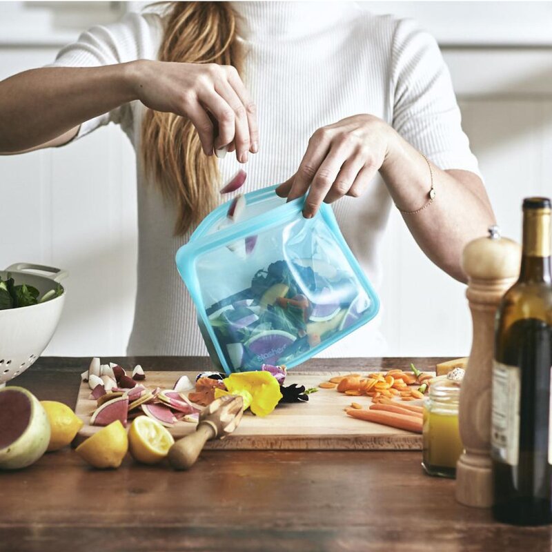 Stasher Stand-Up silikonpose 1,66L aqua