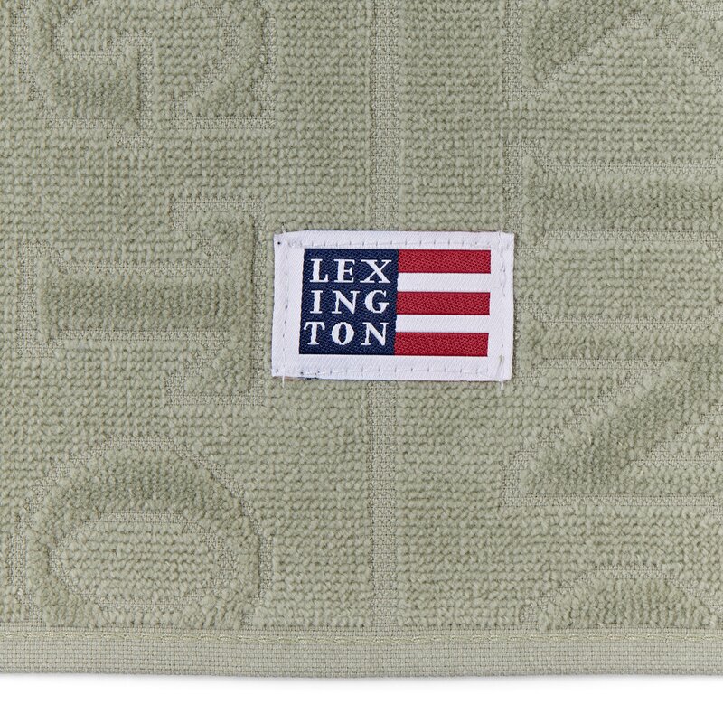 Lexington Håndkle velour jacquard 30x50 cm vintage green