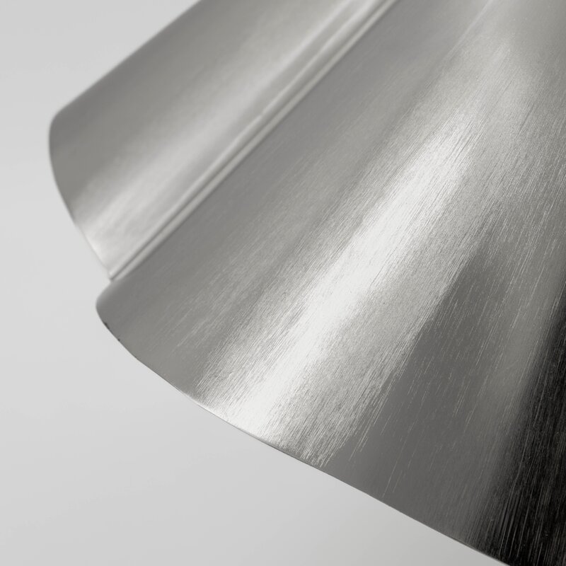 House Doctor Flola vegglampe 51 cm børstet sølvfinish