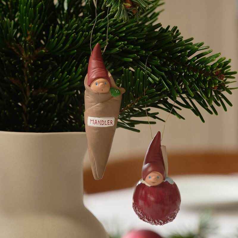 Klarborg Nisserikker 2025 julepynt 9 cm