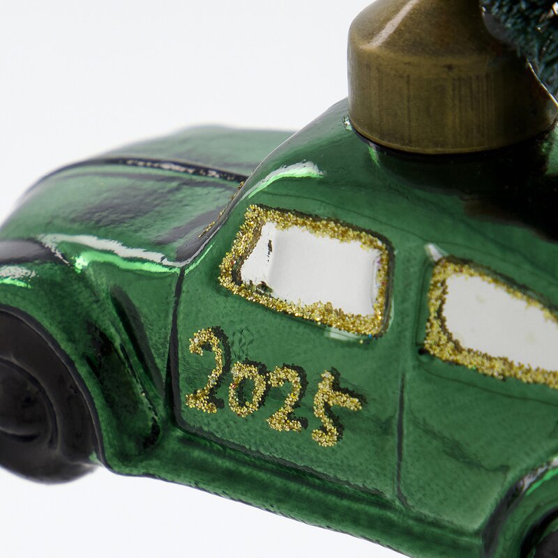 House Doctor Car julepynt 10,5x5,5 cm grønn gull