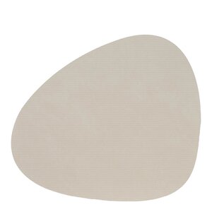 LIND DNA Curve Corduroy spisebrikke 37x44 cm oyster white