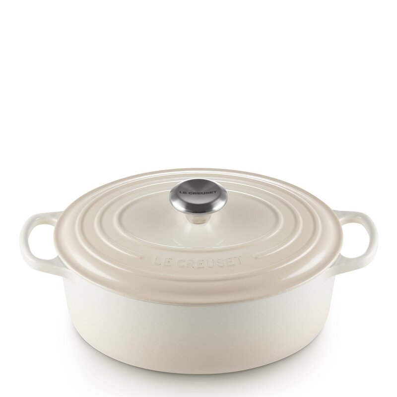 Le Creuset Oval gryte 4,1L meringue