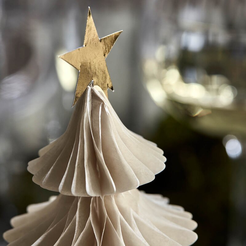 House Doctor Tree julepynt 3 stk elfenben