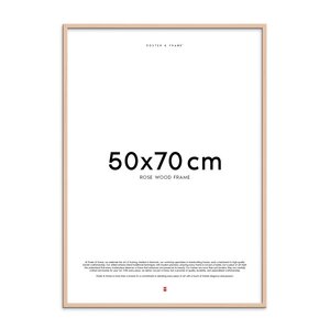 Poster & Frame Treramme 50x70 cm rose