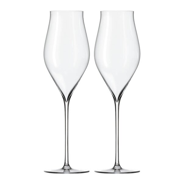 Holmegaard Notes champagneglass 38 cl 2 stk klar