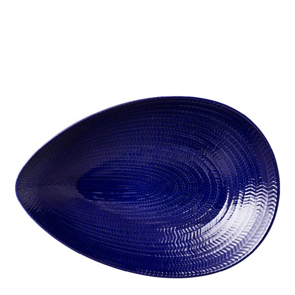 Rörstrand Blå Eld serveringsfat 20x29 cm blå