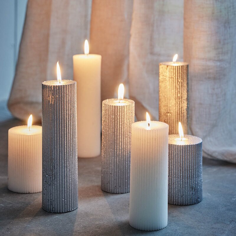 Lene Bjerre Lissia kubbelys 15 cm sølv