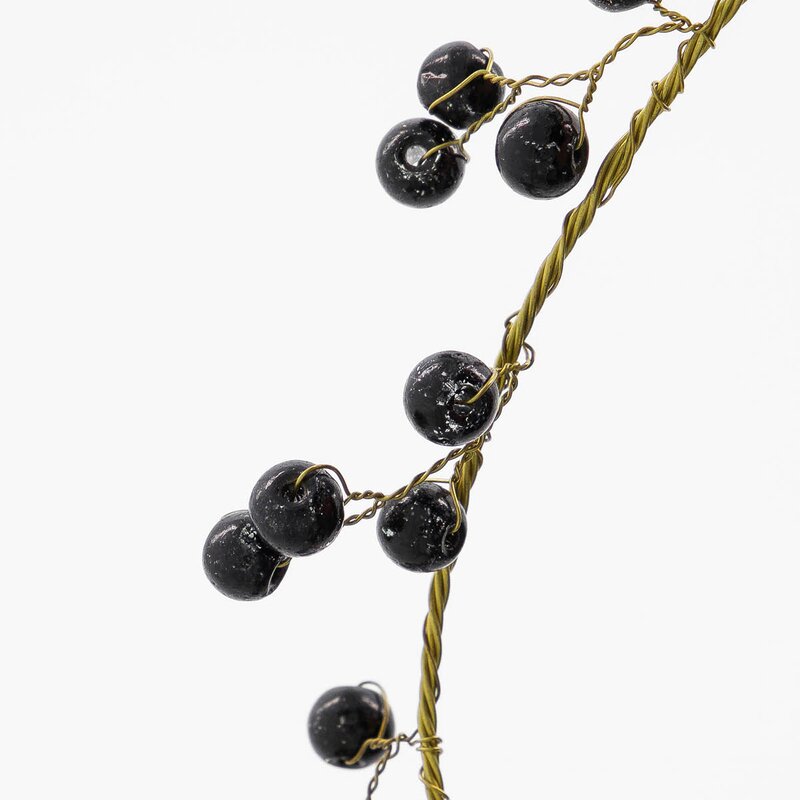 House Doctor Star Ring julepynt 15 cm svart messing