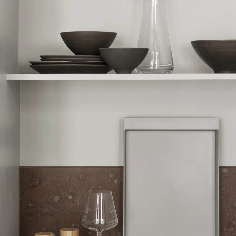 Blomus Kumi skål M 14 cm mørk brun