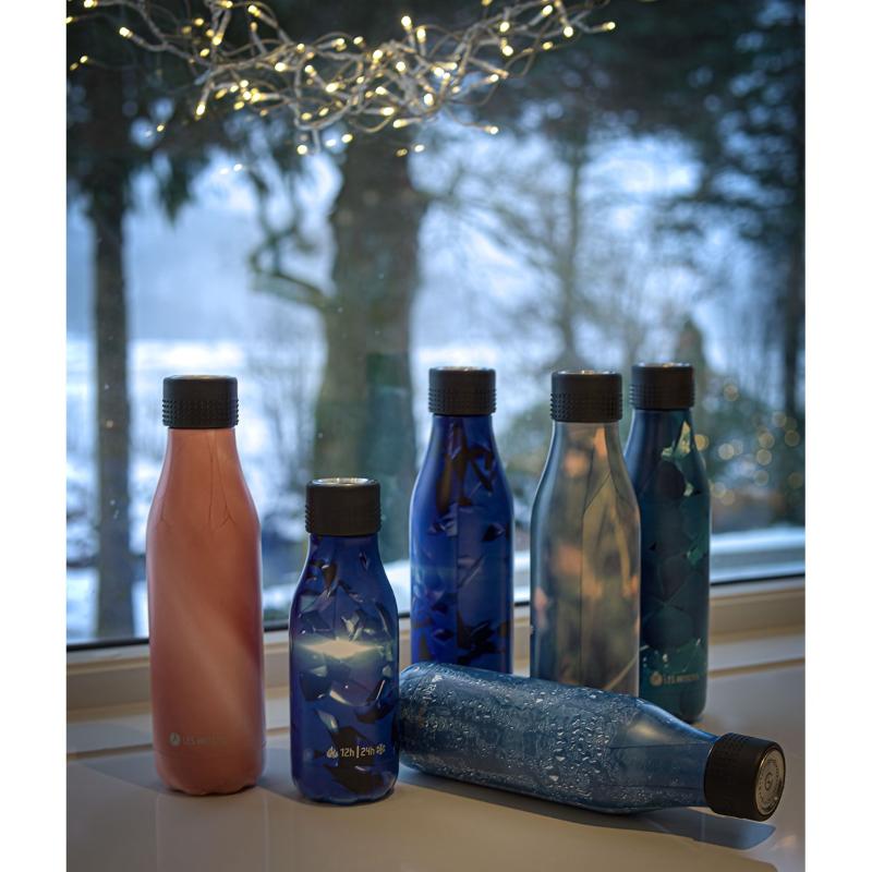 Les Artistes Bottle Up Design termoflaske 0,5L mørk blå