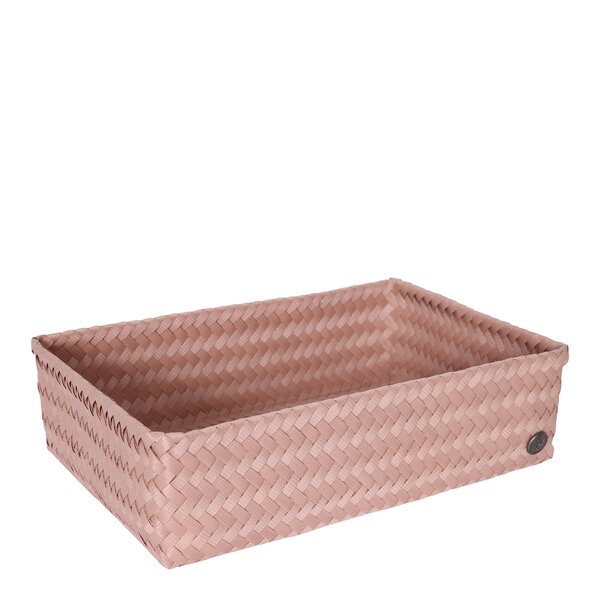 Handed By Fit stor oppbevaringskurv 36x24x10 cm copper blush