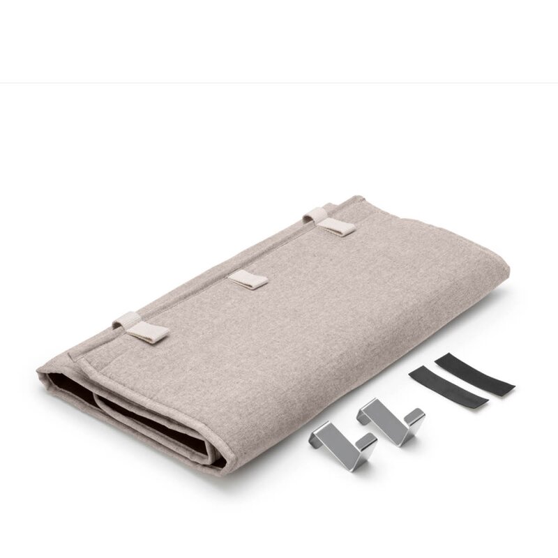 Brabantia Steamer dørbeskytter for damping 100x50 cm grå