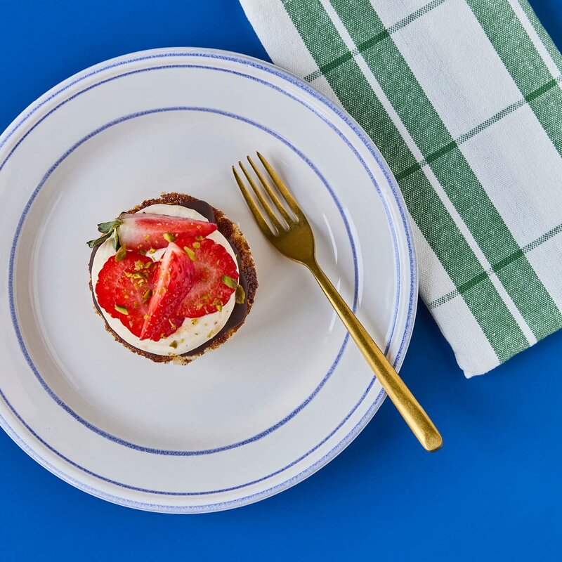 Nicolas Vahé Kakegaffel 15 cm 4 stk antikk gullfinish