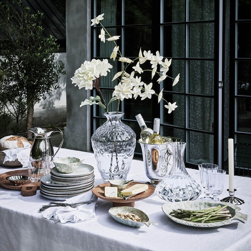 Lene Bjerre Marinelle serveringsfat fisk 30 cm linen