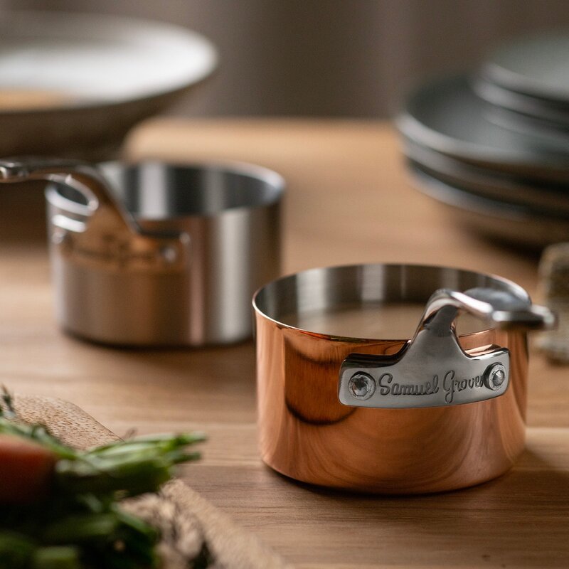 Samuel Groves Serveware minikasserolle i kobber 9 cm 0,3L