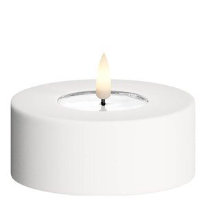 DeluxeHomeart LED telys utendørs 9x3,8 cm hvit