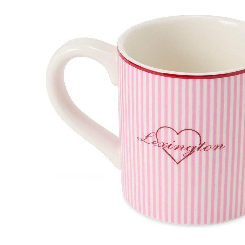 Lexington Valentine-s krus 42 cl rosa/hvit/rød