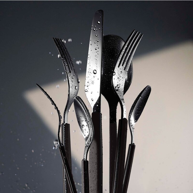 WMF Emotion bestikksett 30 deler lava black