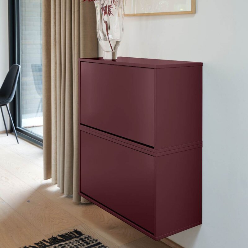 ReCollector Skoboks 70x30x40 cm Maroon Red