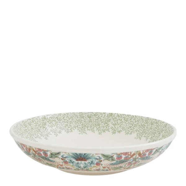 Spode Morris & Co lav skål 16 cm strawberry thief